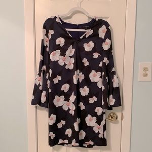 Banana Republic Navy Floral Dress.